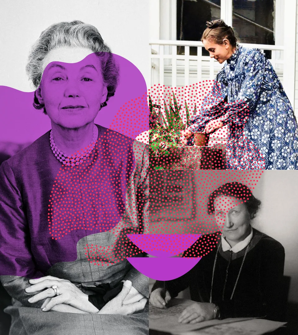 Estrid Ericson, Karin Larsson och Märta Måås-Fjetterström.