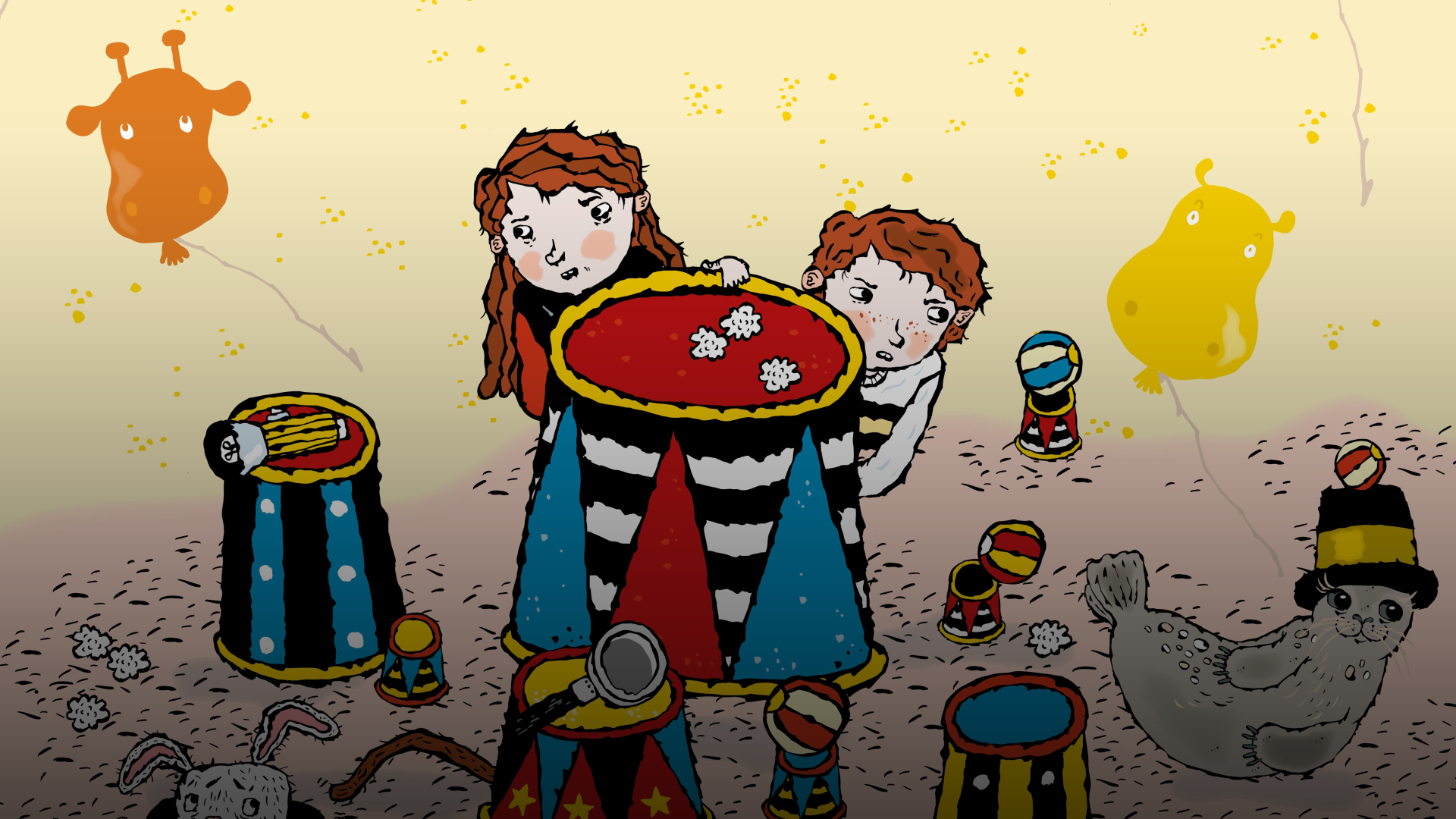 Kollage av bilder med en man i kostym, en kvinna vid en ladugårdsvägg, en robot och en maskin.